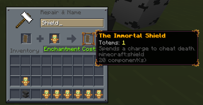 Shield Combining With a Totem To Get A Charge