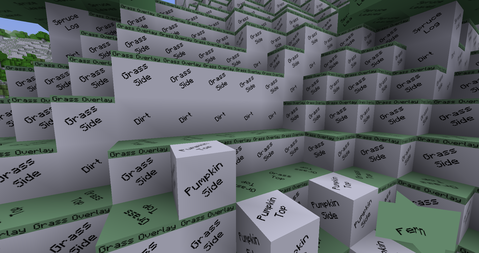 Close view of blocks