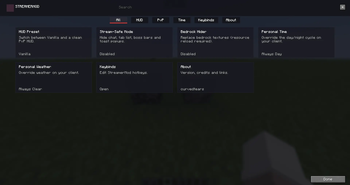 Main Menu 