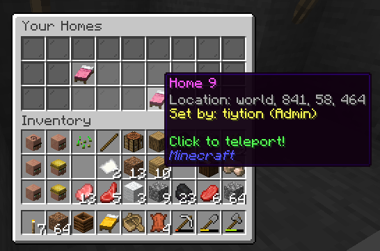 /asethome <user> <number>