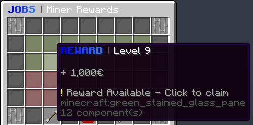 Example Miner Rewards