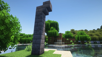 Surface Ruin Columm