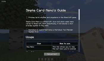 Simple Card Memo — screenshot 1