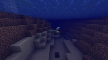 Elytras enabled underwater