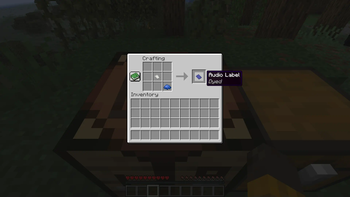 Dyeing an Audio Label