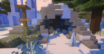 Bear Cave and Sign Showcase