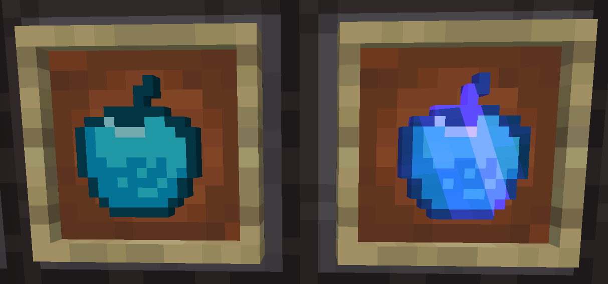 Diamond Apple and Enchanted Diamond Apple