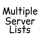 Multiple Server Lists logo