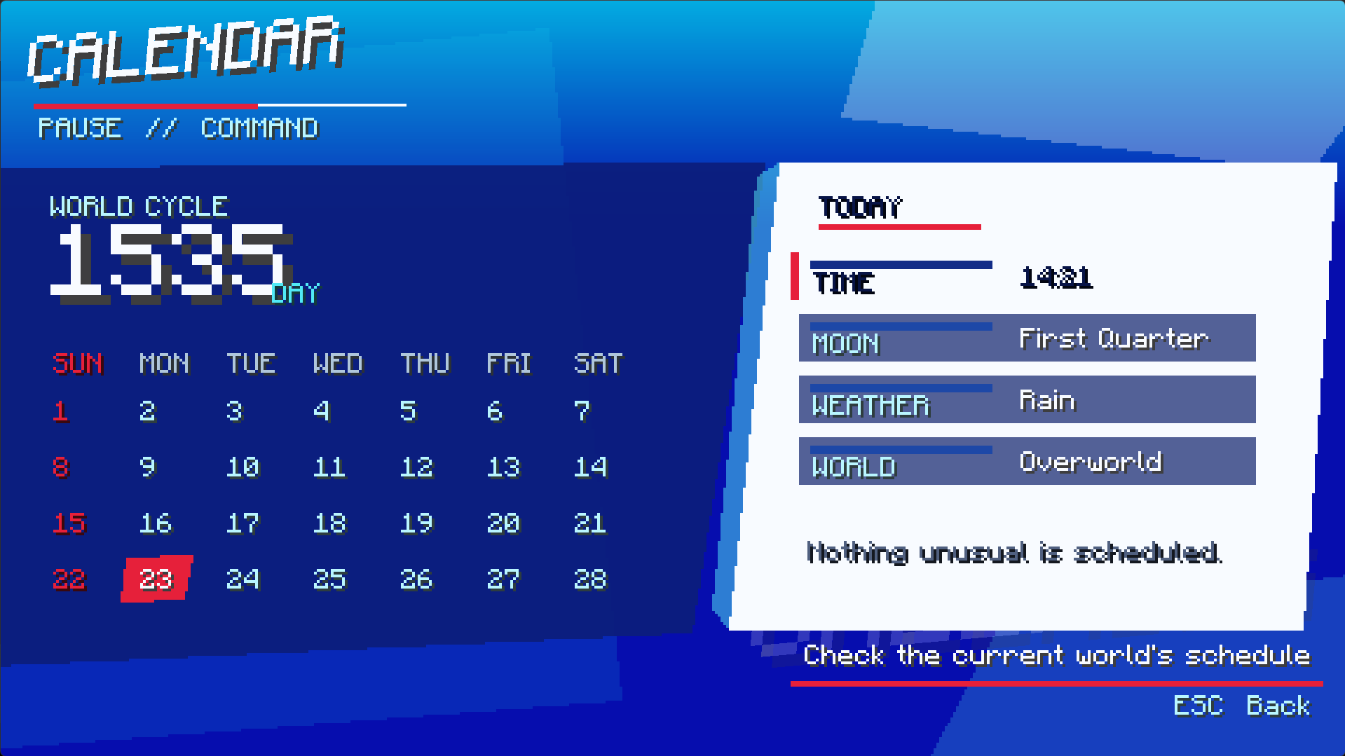 Persona 3 reload pause menu — screenshot 4