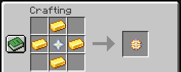 Gilded Nether Star recipe