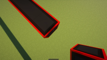 Red Neon Blocks