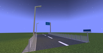 a simple road build by author