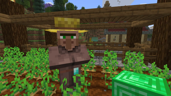 Villagers Follow Emerald Blocks
