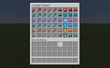 weapons and armors in the mod