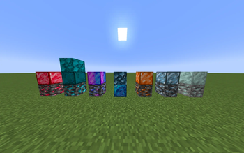 blocks and ores in my mod