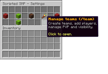 Manage teams