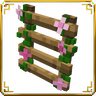 Jacob's 3D Ladder with Flowers (Pink)