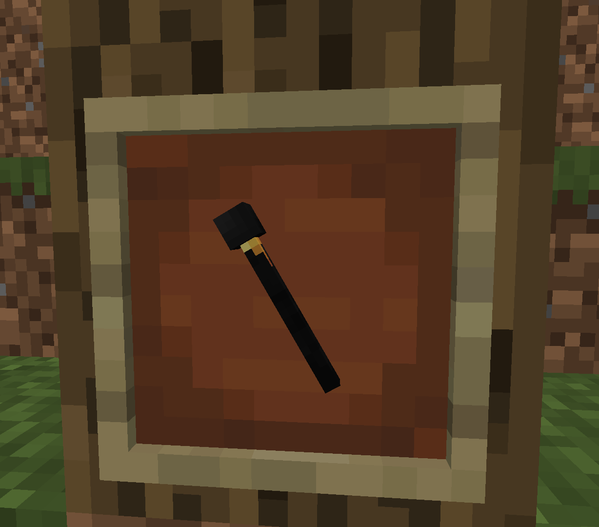 Walking wand in Item frame