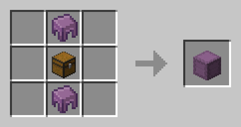 Shulker Box crafted with Trapped Chest