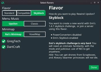 Pack variant management