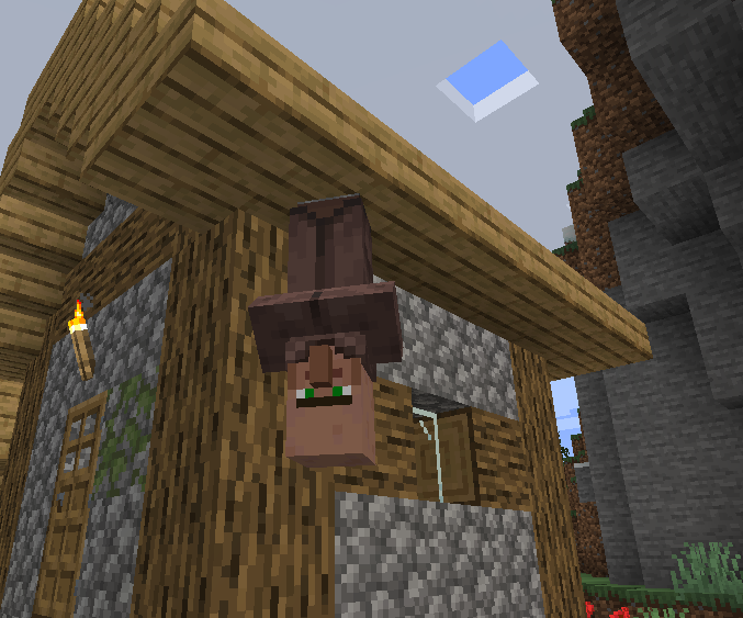 Dinnerbone Gravity [Dinnerbone Floats]