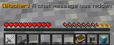 Message blocked notification