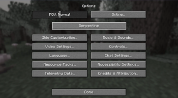Options Screen 2