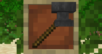 Item frame view of model