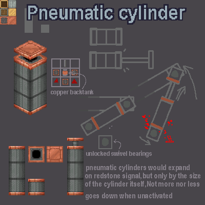 Concept Art : Pneumatic Cylinder
