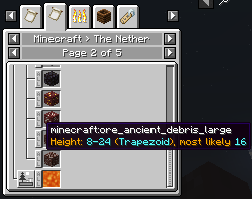 Advanced Worldgen Info tooltip