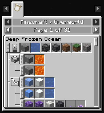Advanced Worldgen Info