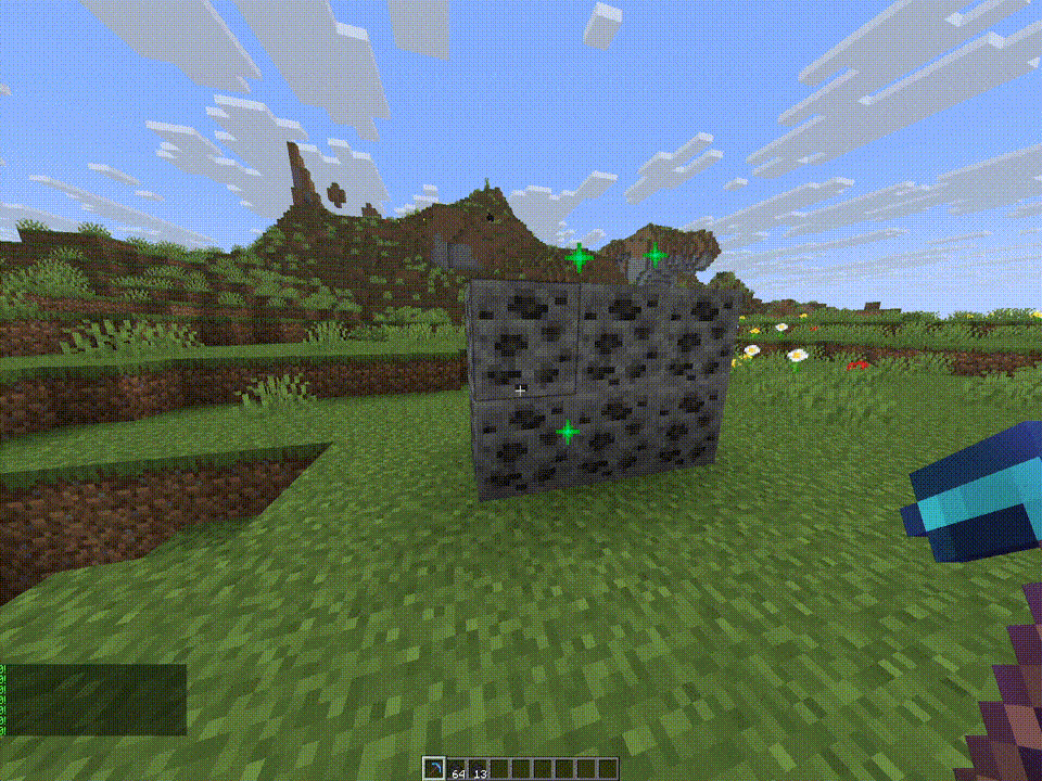 Visualization of the main feature.