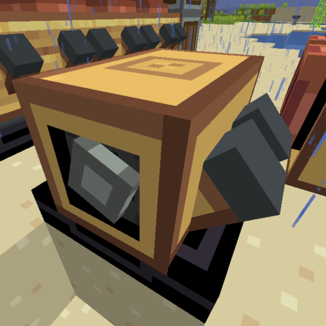 The diesel engine animation is broken