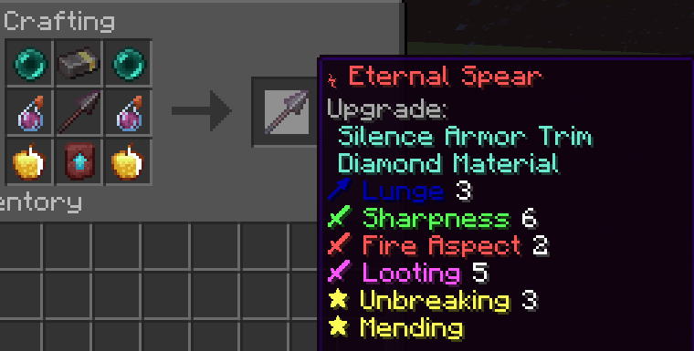 crafting spear