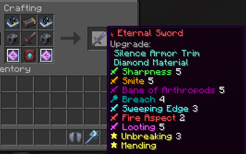 crafting sword