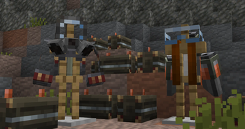 Exoskeleton, Jetpack, Gas Mask and Safety Goggles