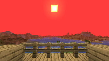 Red Sky and Red Fog without Shaders