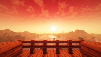 Red Sky with Complementary Shaders