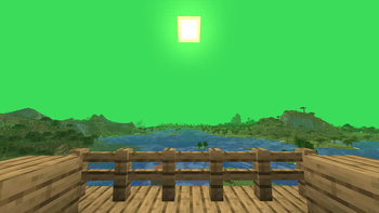 Green Sky and Green Fog without Shaders