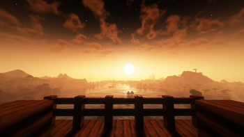 Black Sky with Complementary Shaders