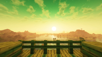 Green Sky with Complementary Shaders