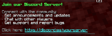 Preview of the Discord Link Message