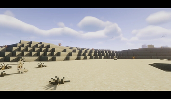 Desert screenshot with astra lex shaders ultra
