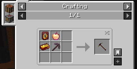 New pickaxe craft