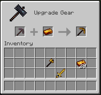 Pickaxe recipe