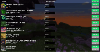 Resource pack Manager