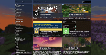 Resource pack Installer