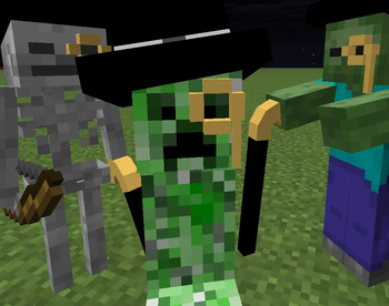Distinguished Mobs on Superflat.