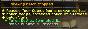HA - Batch output