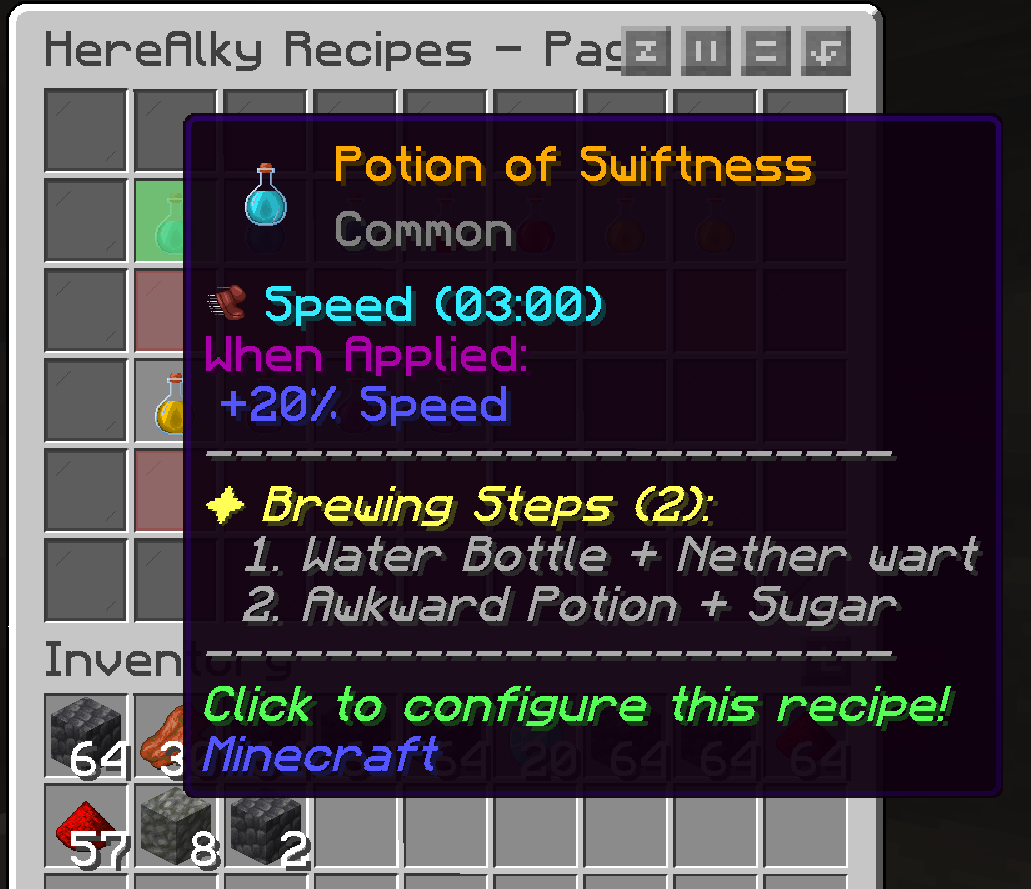 HA -Select recipe